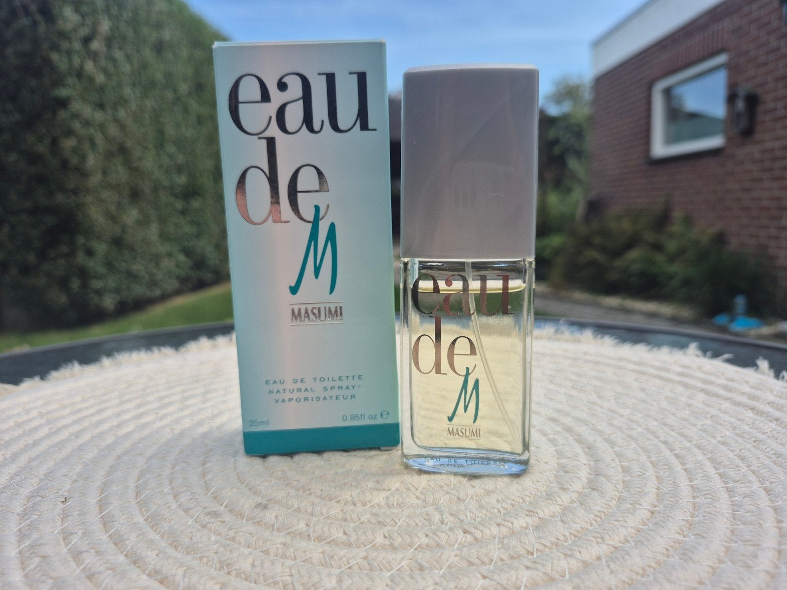 Vintage Eau de Masumi  – uit de jaren 90, Verzamelen, Ophalen of Verzenden, Gebruikt, Parfumfles