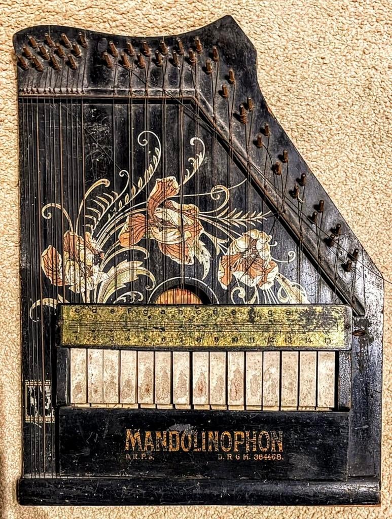 Mandolinophon autoharp citer, Muziek en Instrumenten, Snaarinstrumenten | Harpen, Gebruikt, Ophalen