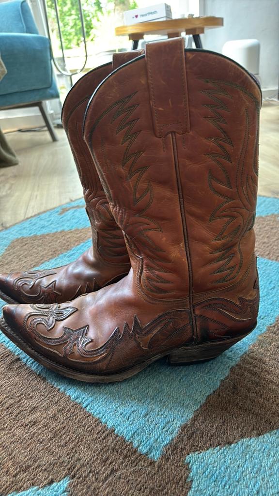 Sendra cowboy laarzen mt 41, Kleding | Dames, Schoenen, Hoge laarzen, Bruin, Ophalen of Verzenden, Zo goed als nieuw