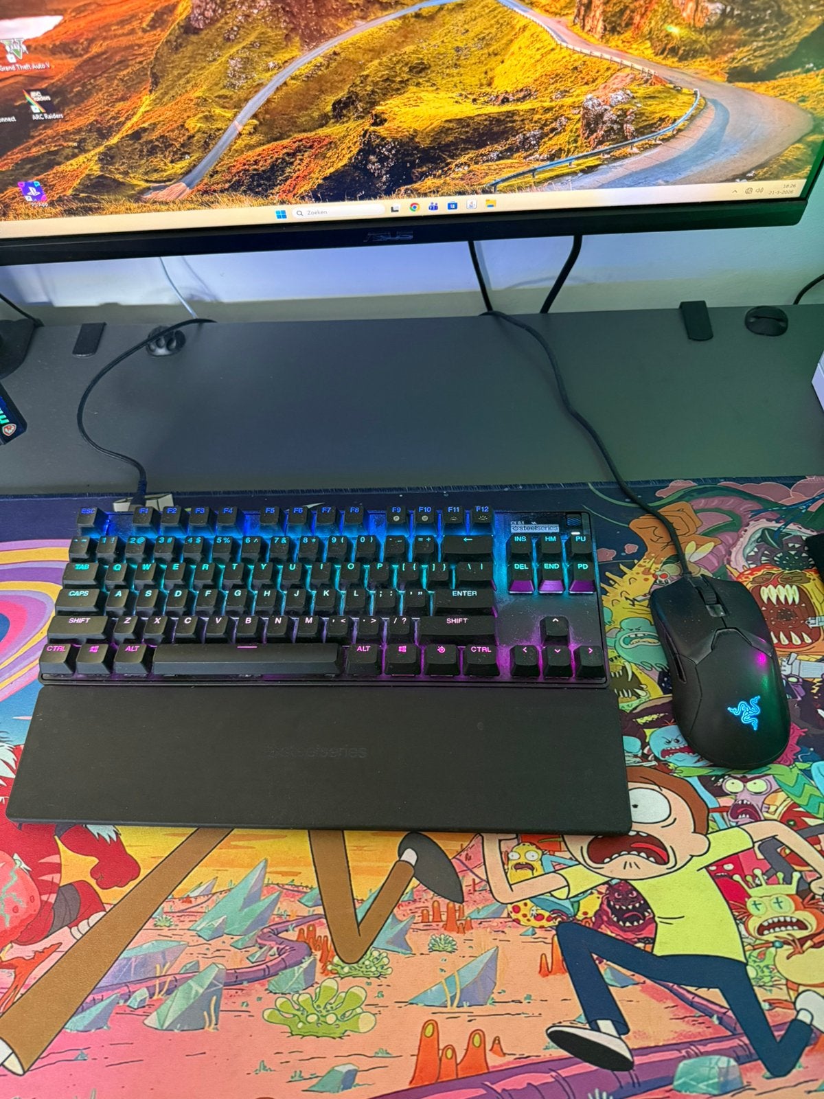 Steelseries toetsenbod en Razer muis, Ophalen of Verzenden, Zo goed als nieuw