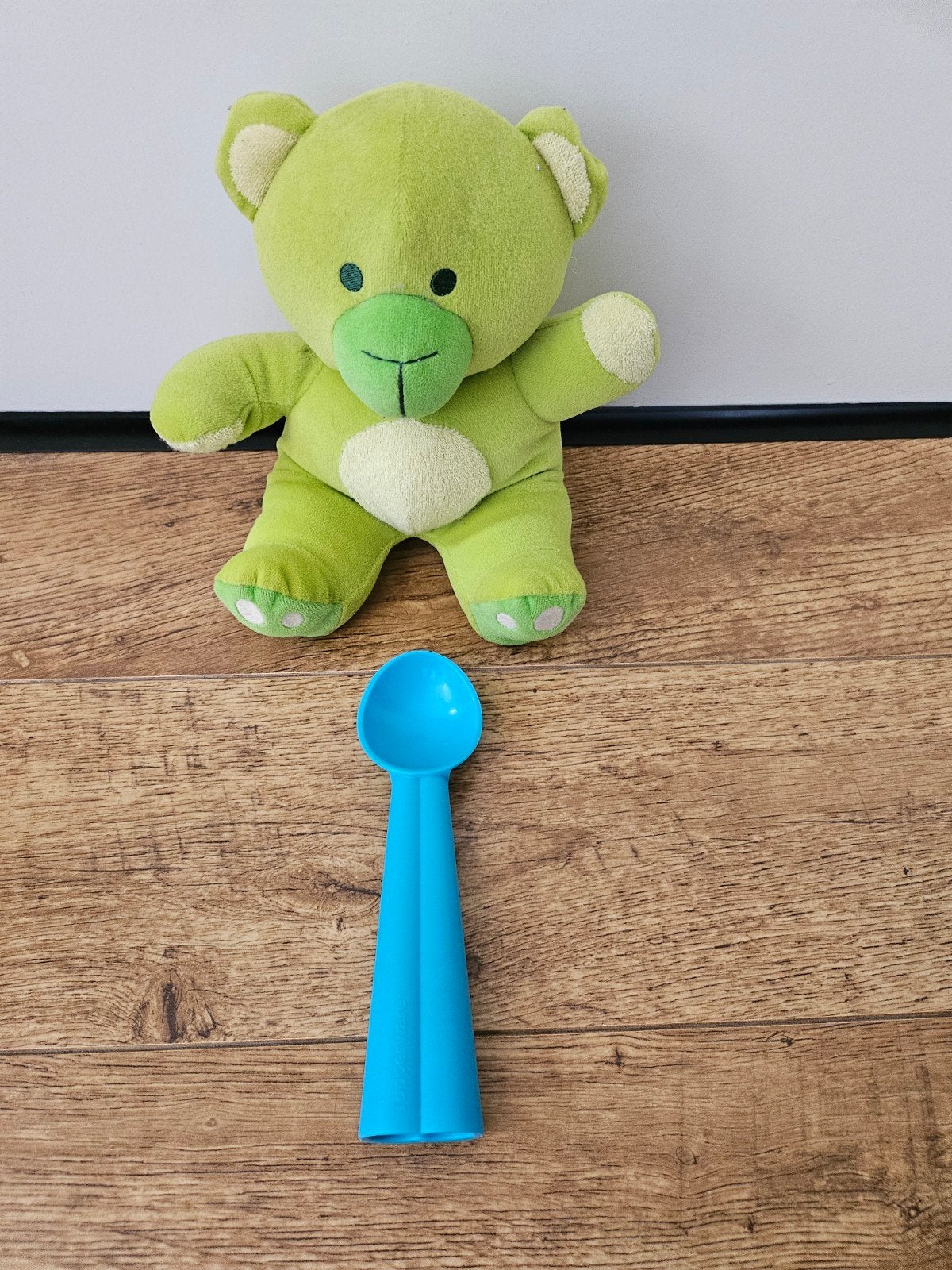 Tupperware ijslepel - Blauw, Ophalen of Verzenden, Zo goed als nieuw, Blauw, Overige typen