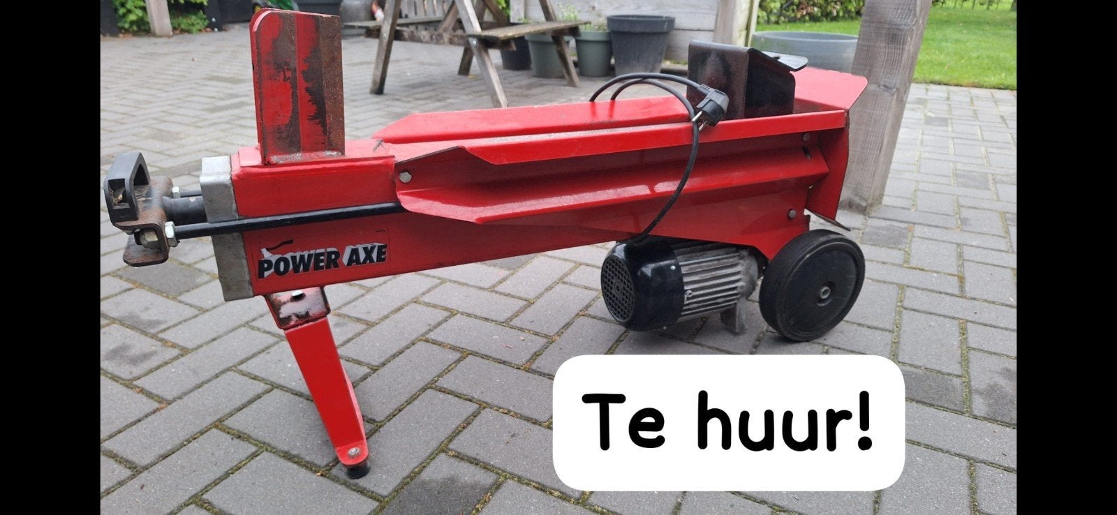Kloofmachine te huur!, Tuin en Terras, Ophalen of Verzenden, Zo goed als nieuw, Elektrisch, Liggend