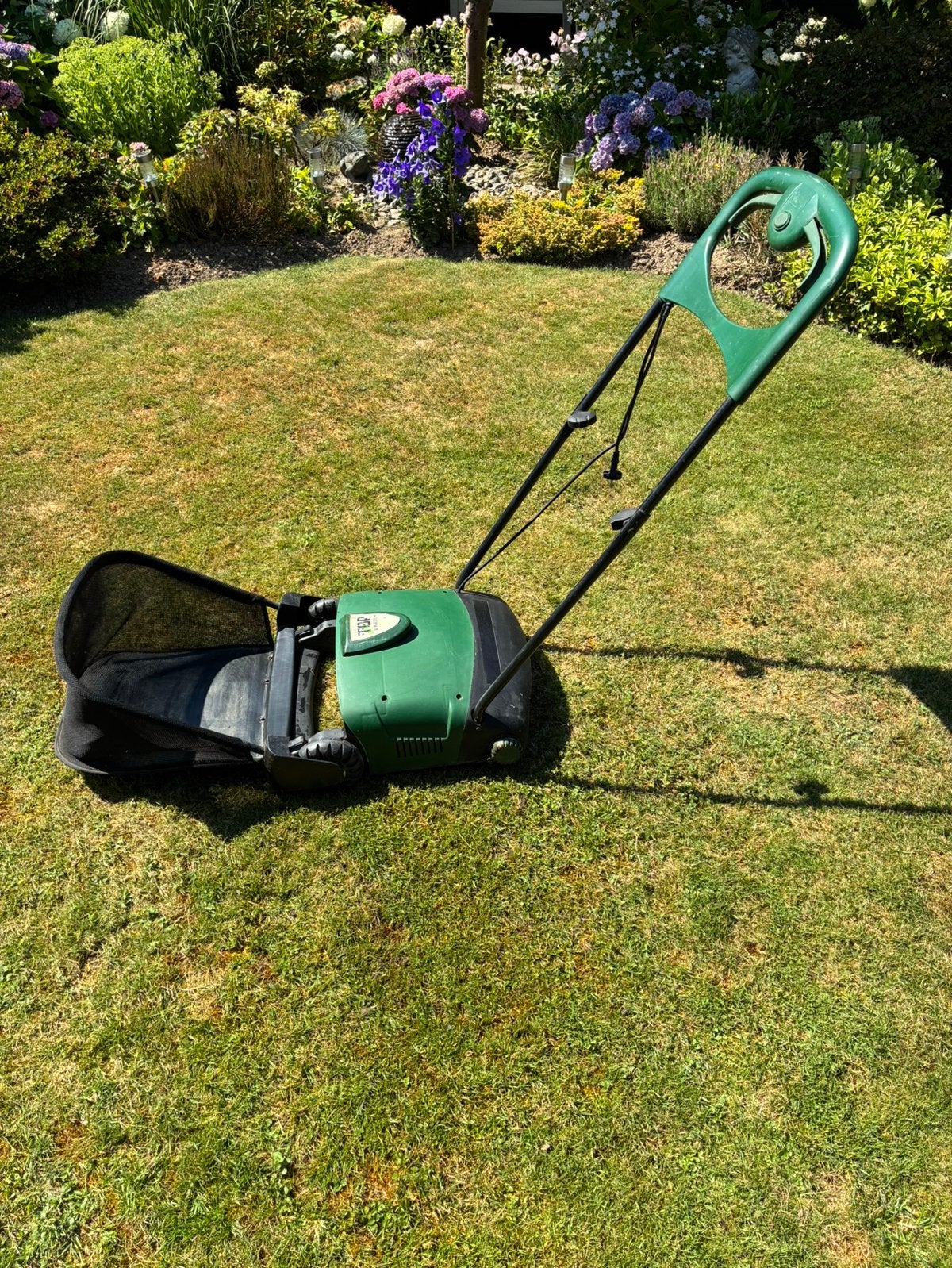 Top Garden Elektrische verticuteer machine met Opvangzak, Ophalen of Verzenden, Gebruikt, Elektrisch