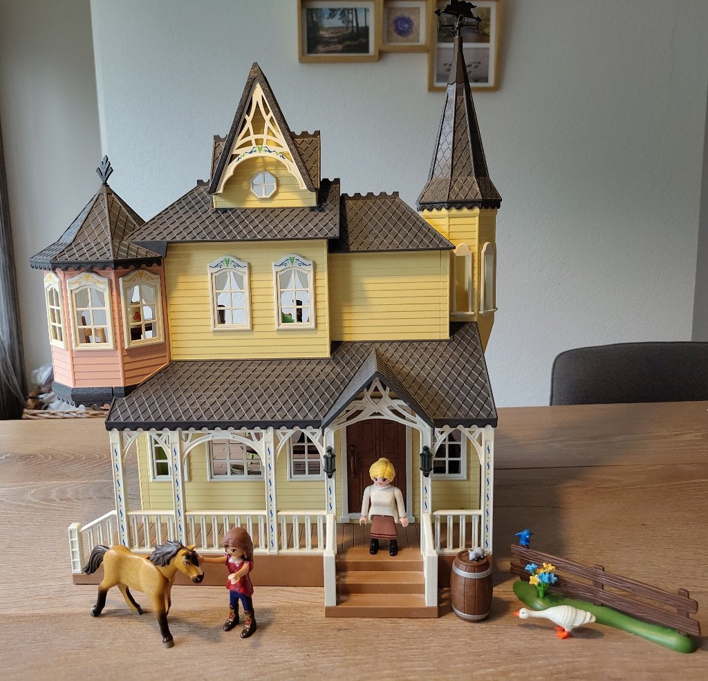 Playmobil Spirit Lucky's Huis met extra set - 9475 + 9476, Ophalen of Verzenden, Zo goed als nieuw, Gebouw