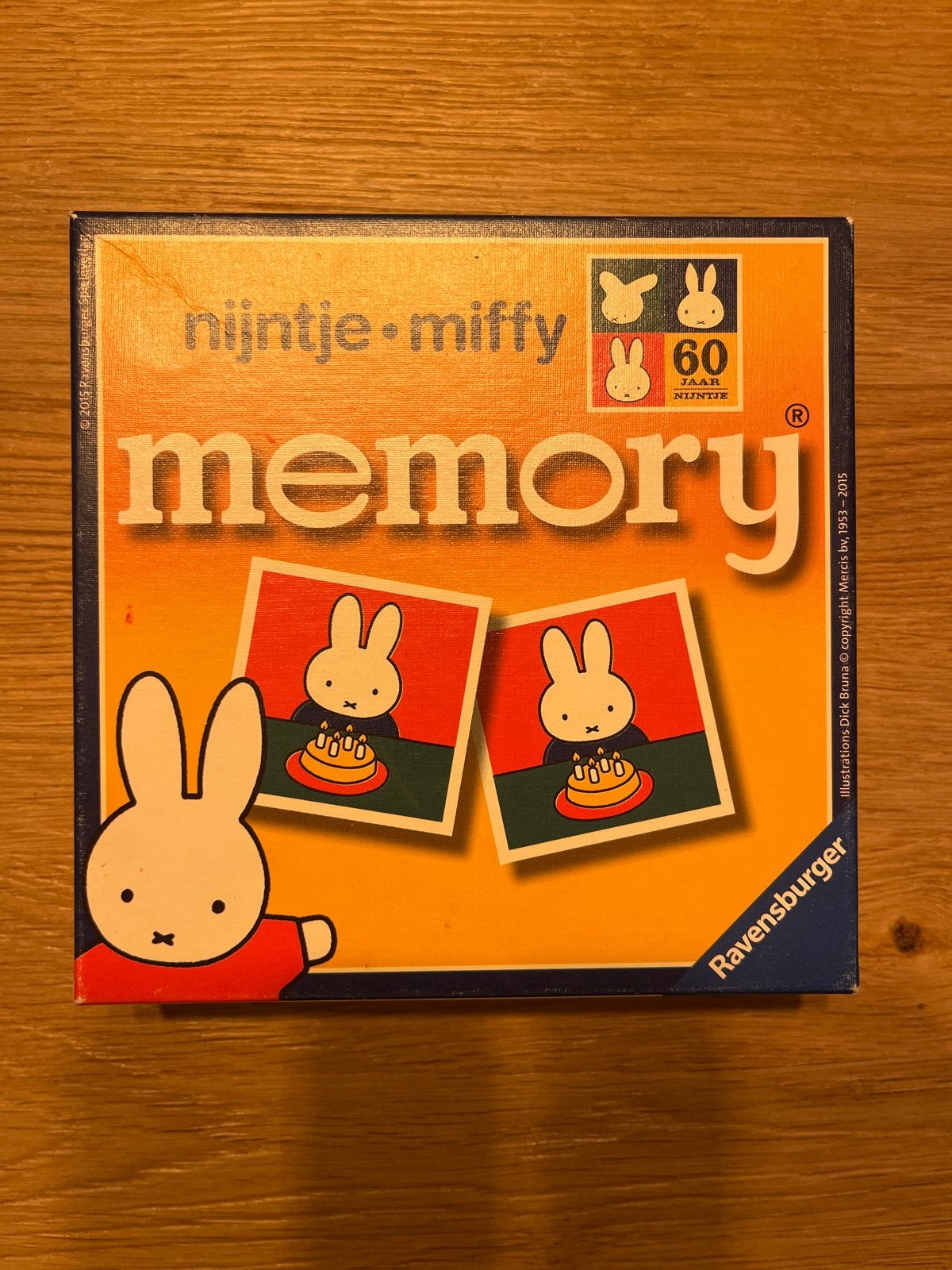 Nijntje Miffy Memory - Ravensburger (60 jaar Nijntje), Een of twee spelers, Ophalen of Verzenden, Gebruikt
