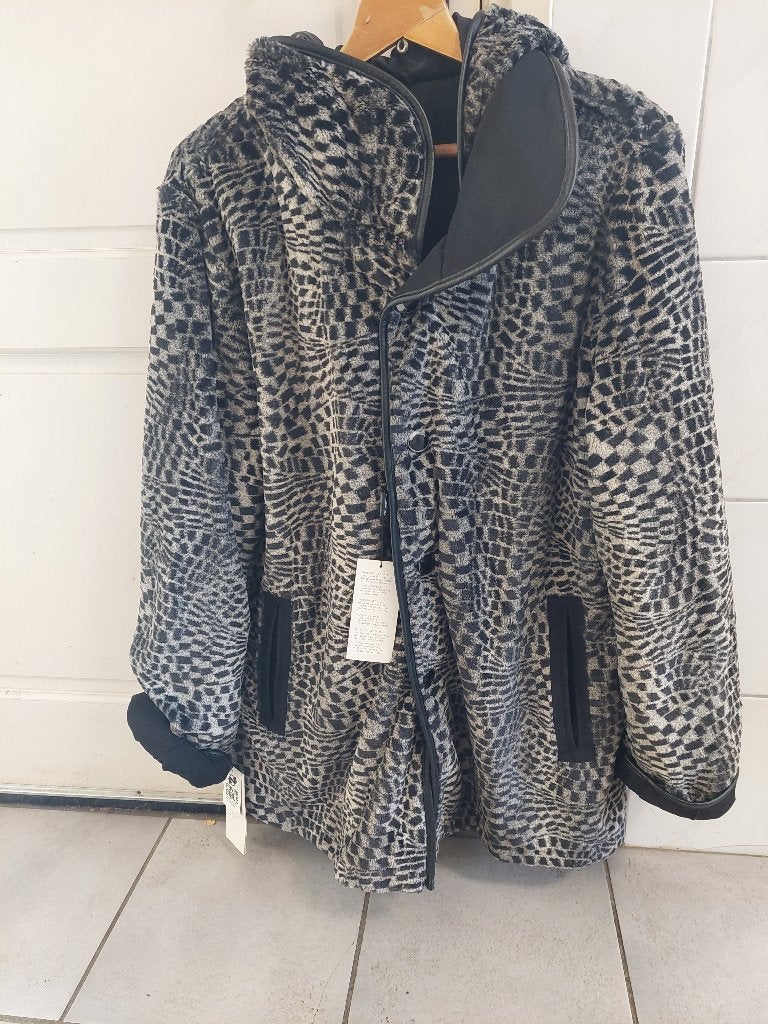 Jas tweezijdig te dragen, Verzenden, Zwart, Maat 46/48 (XL) of groter, Nieuw