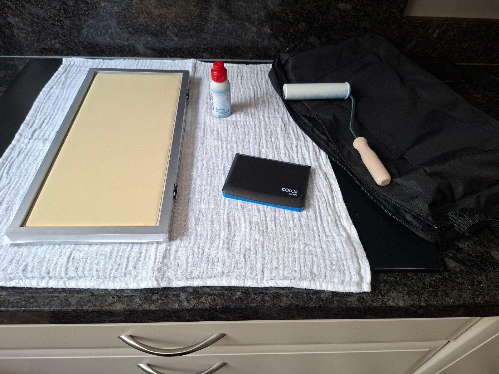 Professionele pedicure koffer met wielen en slot, Ophalen, Gebruikt, Zwart, Met slot