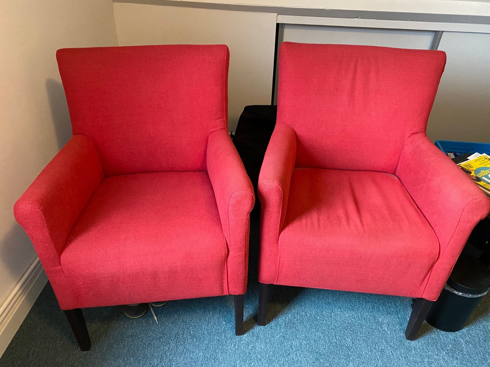 2 gratis stoelen, Ophalen, Gebruikt, 75 tot 100 cm, Minder dan 50 cm
