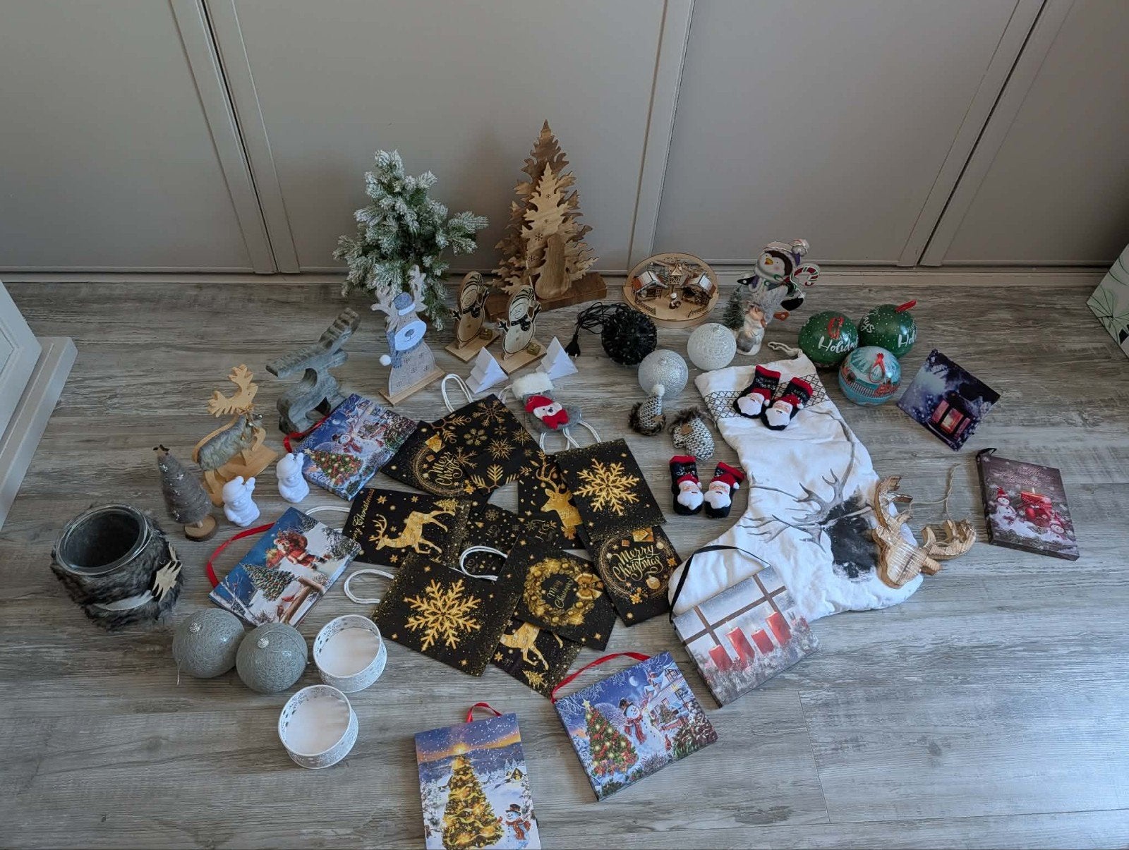 Grote partij kerstdecoratie – compleet pakket, Diversen, Kerst, Ophalen, Gebruikt