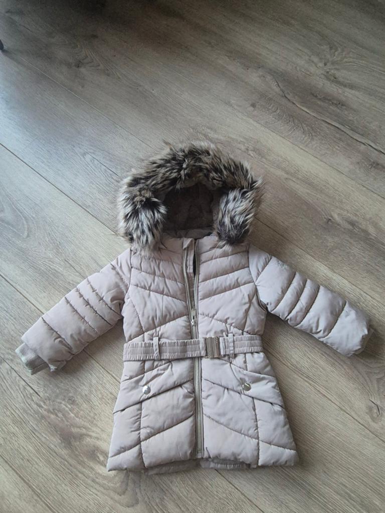Winter jas beige maat 92, Ophalen of Verzenden, Nieuw, Meisje, Jas