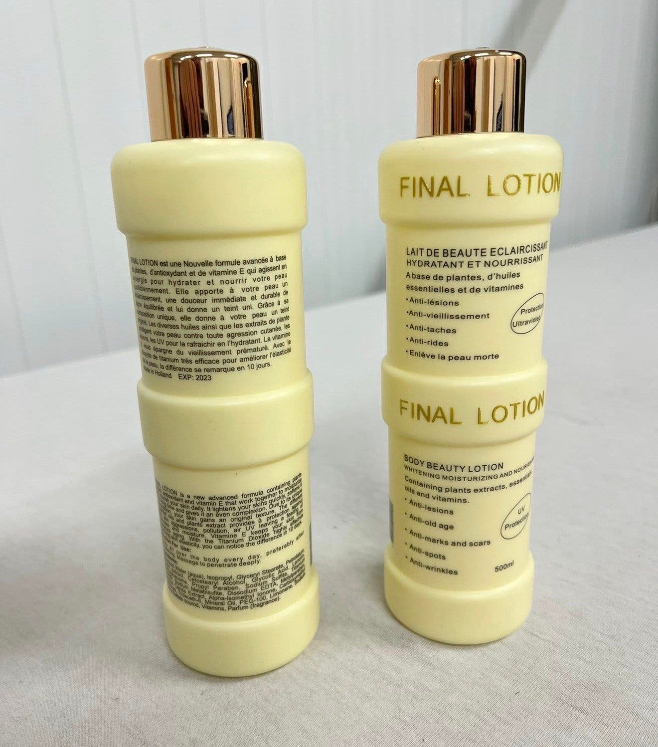 2x Body Beauty Body-Lotion 500ml totaal 1 Liter bodylotion, P, Bodylotion, Crème of Olie, P, P