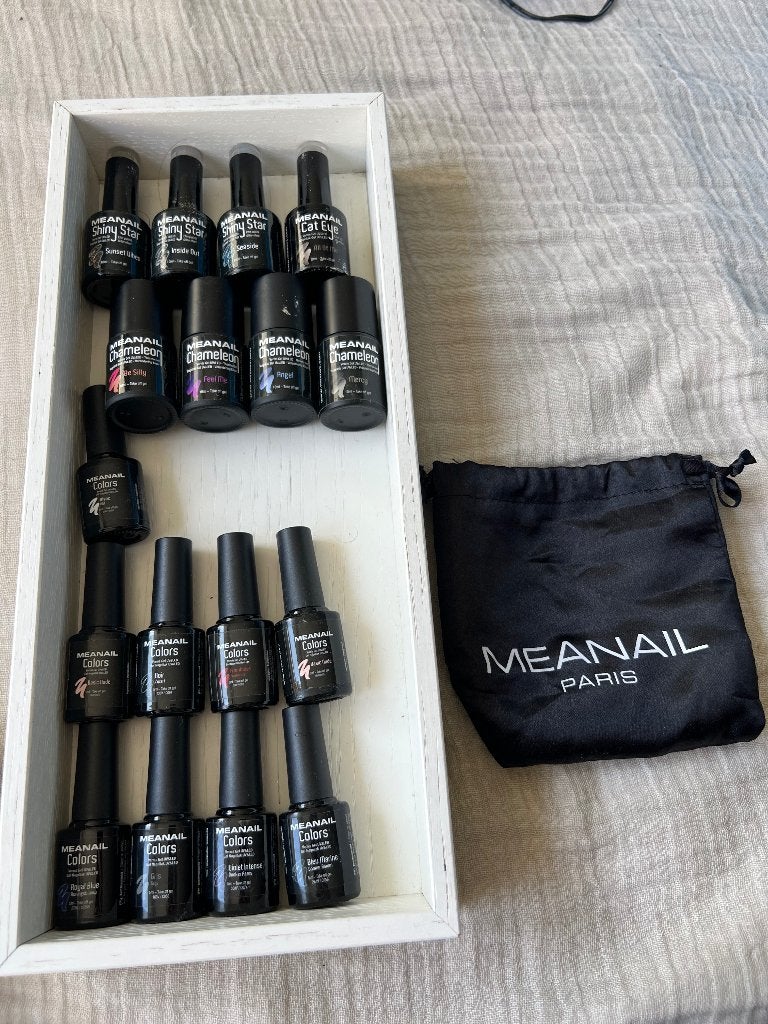 groot gellac pakket meanail Paris, Sieraden, Tassen en Uiterlijk, Ophalen of Verzenden, Zo goed als nieuw, Handen en Nagels, Toebehoren