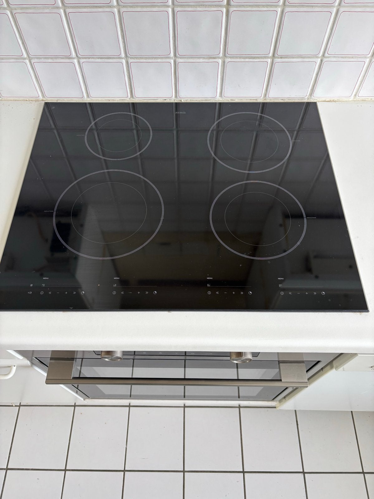 ATAG Inductiekookplaat - Zo goed als nieuw, Zo goed als nieuw, Inbouw, Inductie, 4 kookzones
