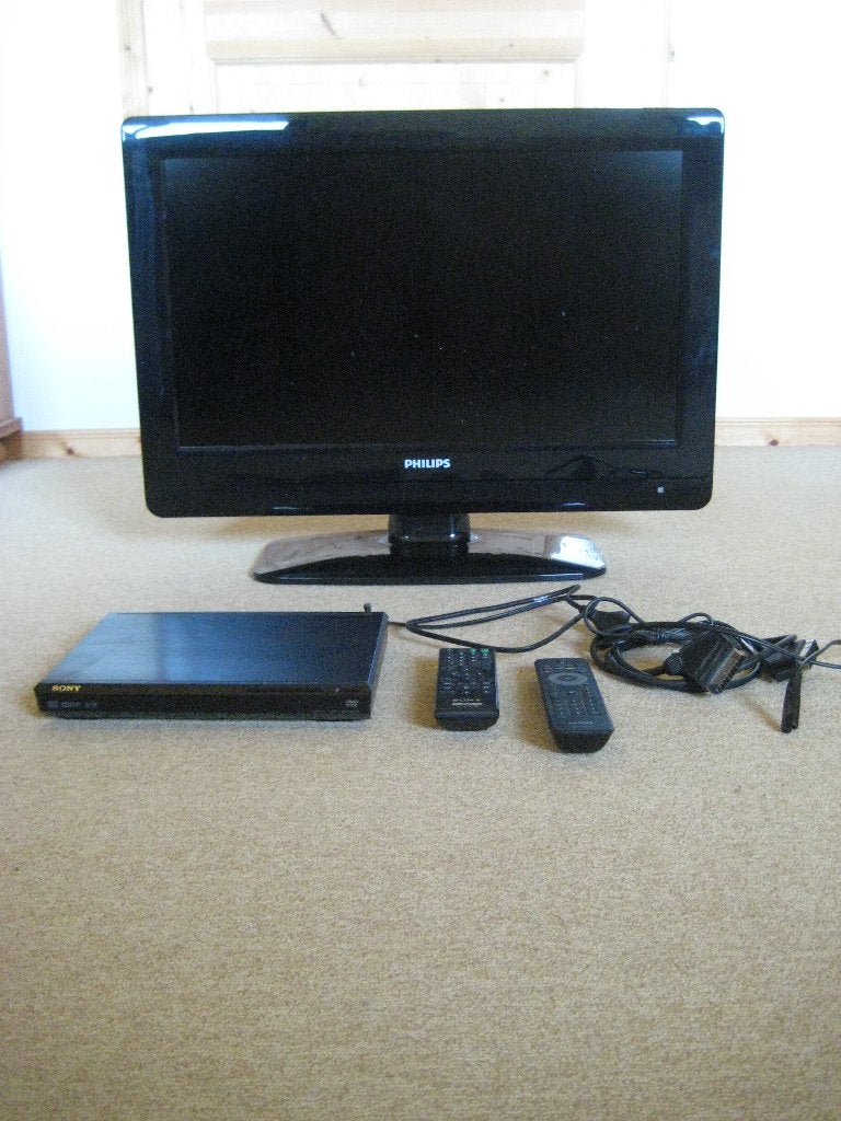 Philips TV met Sony DVD-speler, Ophalen, Philips, Gebruikt, 50 Hz