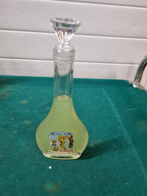 limoncello corfu dennis fles, Verzamelen, Ophalen of Verzenden