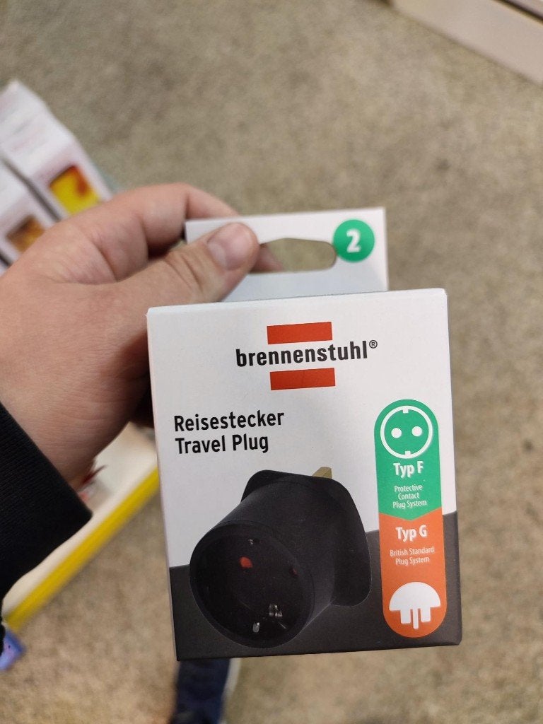reisstekker Engeland-Nederland nieuw, Ophalen of Verzenden, Nieuw