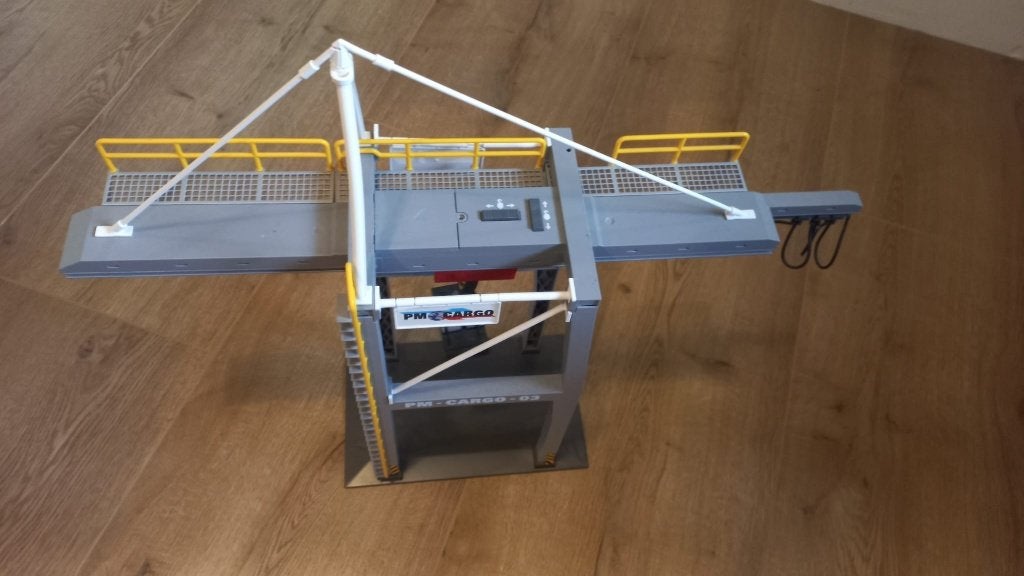 playmobil hijskraan, Gebouw, Complete set, Ophalen of Verzenden, Zo goed als nieuw