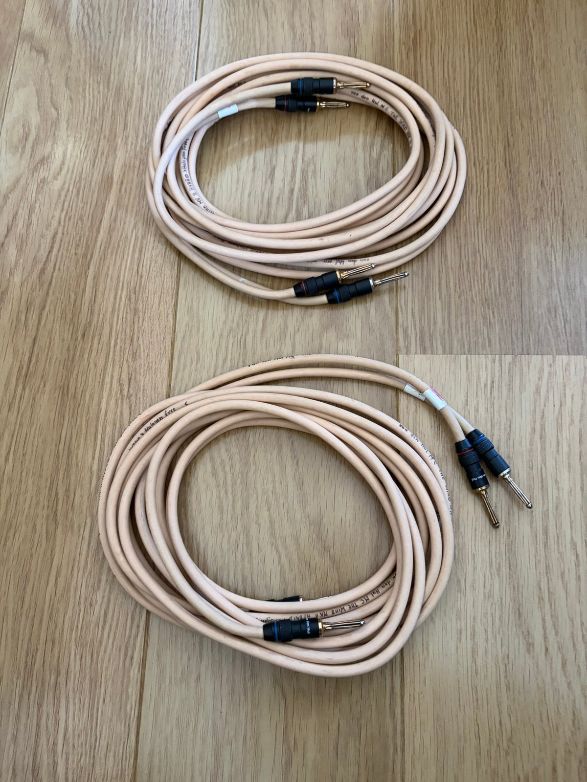 Van den Hul The Wind Hybrid MKII speakerkabel 3m lang, Audio, Tv en Foto, Audiokabels en Televisiekabels, Ophalen of Verzenden