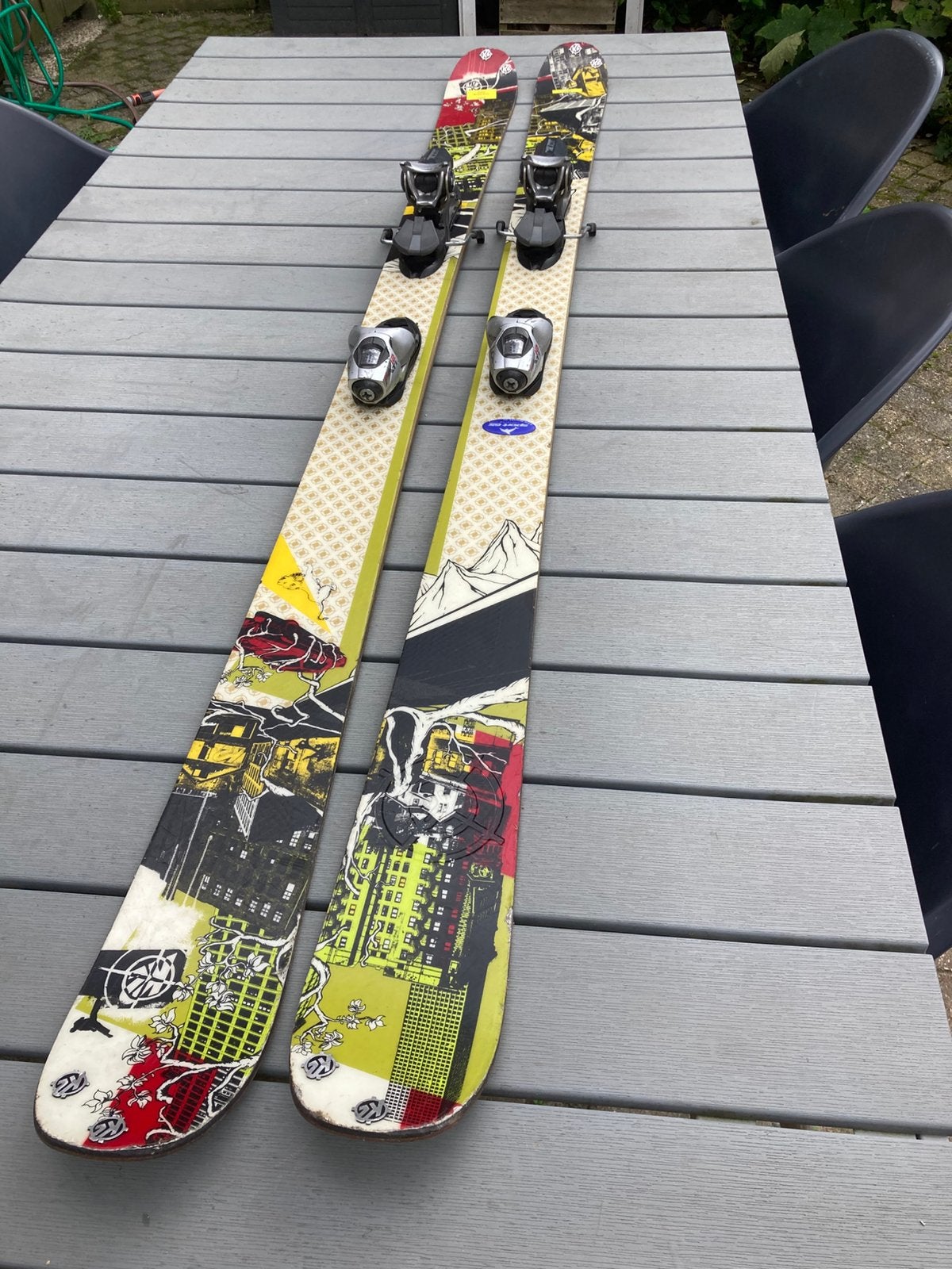 K2 freestyle ski’s met Look bindingen, Sport en Fitness, 160 tot 180 cm, Gebruikt, Skiën, Ski's