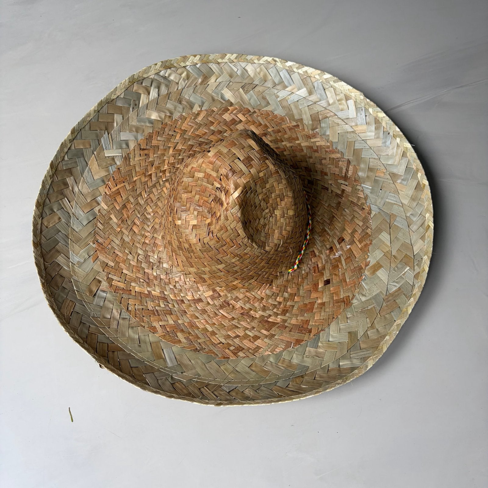 Strohoed Sombrero - Mexicaanse stijl, Ophalen of Verzenden, Gedragen, One size fits all, Hoed