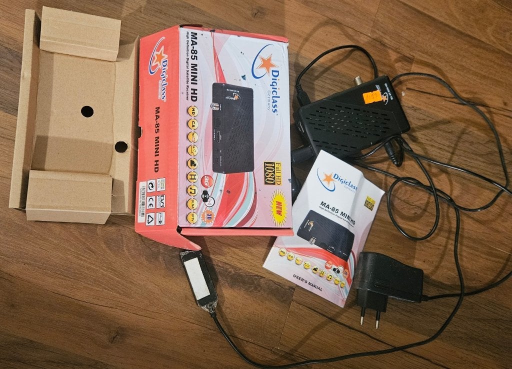 Digiclass MA-85 Mini HD satelliet ontvanger, Audio, Tv en Foto, Ophalen of Verzenden, Zo goed als nieuw, (Schotel)antenne-accessoires