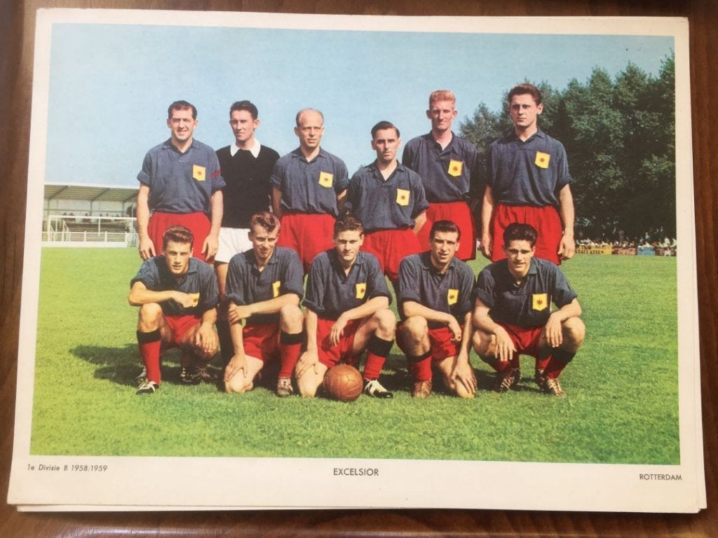 ESSO elftalfoto's seizoen 1958-1959 eredivisie en 1e divisie, Ophalen of Verzenden, Zo goed als nieuw, Overige binnenlandse clubs