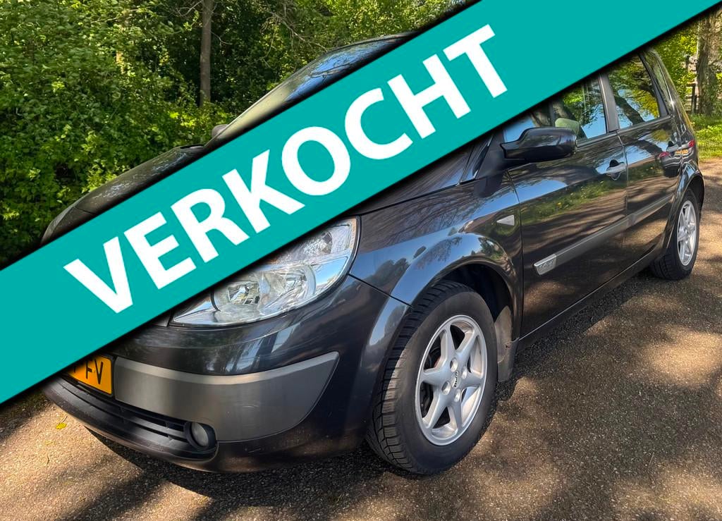 Renault Scénic 1.6-16V Privilège Comfort lange APK, Auto's, Renault, Bedrijf, Te koop, Scénic, ABS, Airbags, Airconditioning, Boordcomputer