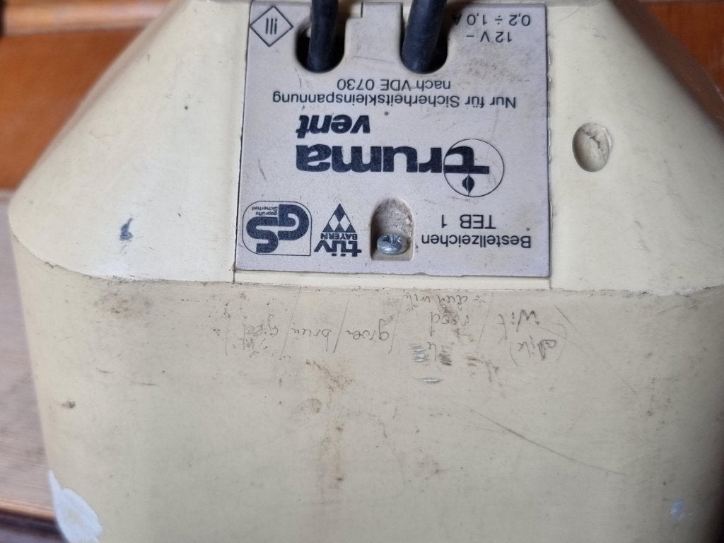 Camper Trumavent Truma ventilator kachel blower TRVENT, Verzenden, Gebruikt