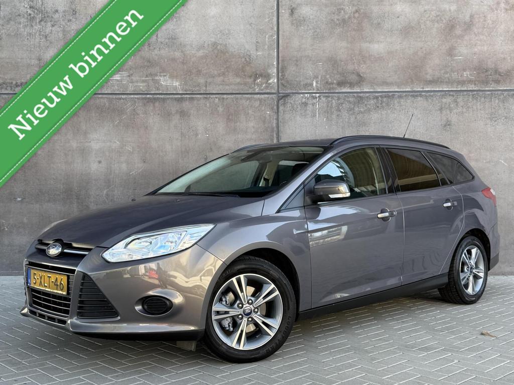 Ford Focus Wagon 1.0 EcoBoost Edition | APK 06-2027 | Airco, Auto's, Euro 5, Zwart, Bruin, Origineel Nederlands