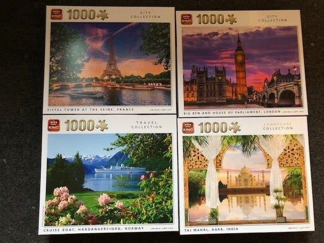 puzzels 1000 stukjes, Ophalen, 500 t/m 1500 stukjes, Zo goed als nieuw