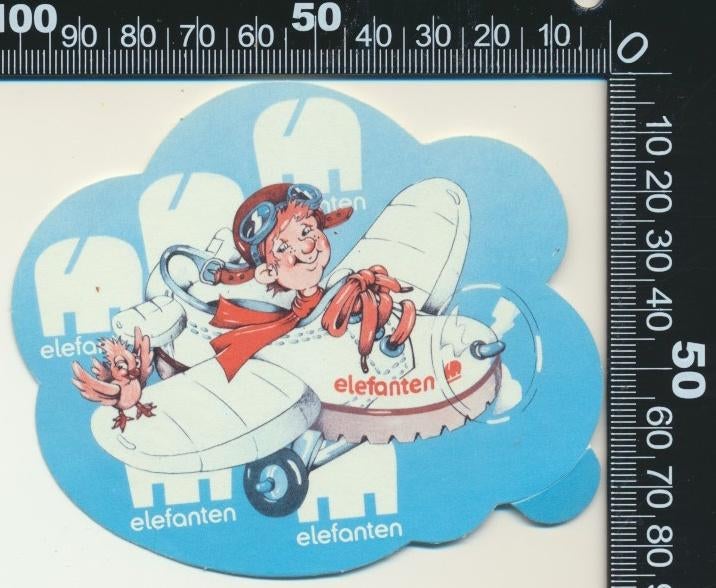 Sticker: Elefanten (3), Verzamelen, Stickers, Zo goed als nieuw, Bedrijf of Vereniging, Ophalen of Verzenden