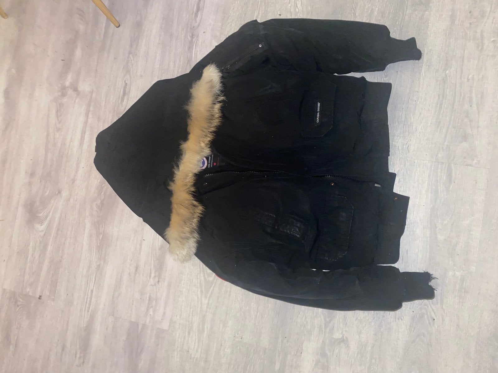 Originele Canada Goose jas, Ophalen, Gedragen, Maat 46 (S) of kleiner, Zwart