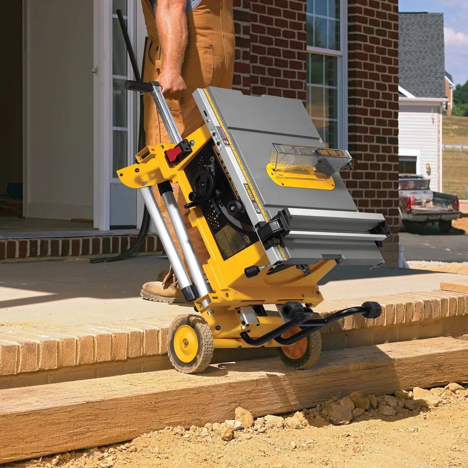 NIEUWE Dewalt DW7485 Tafelzaag met DE7400 Onderstel - Nieuw!, Ophalen, 70 mm of meer, Overige typen, Nieuw