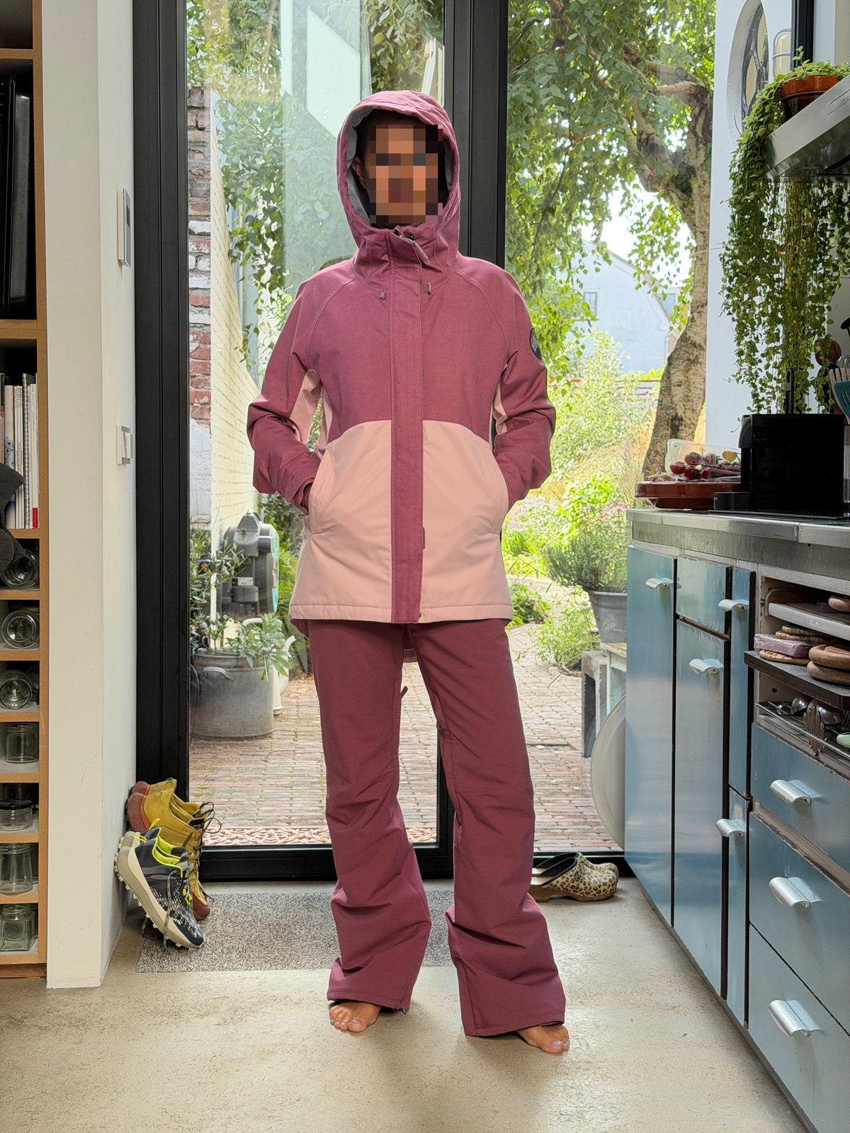 Billabong Snowboard Ski Pak - Jas en Broek Maat S, Kleding | Dames, Ophalen of Verzenden, Gedragen, Maat 36 (S), Pak