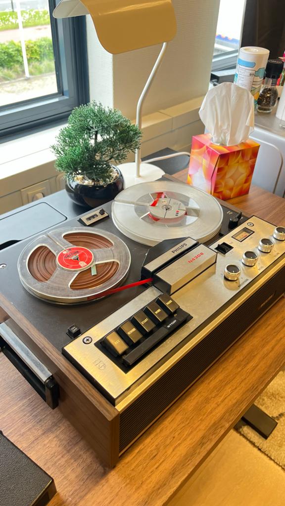 Philips N4308 bandrecorder met banden, Ophalen, Bandrecorder, Met banden