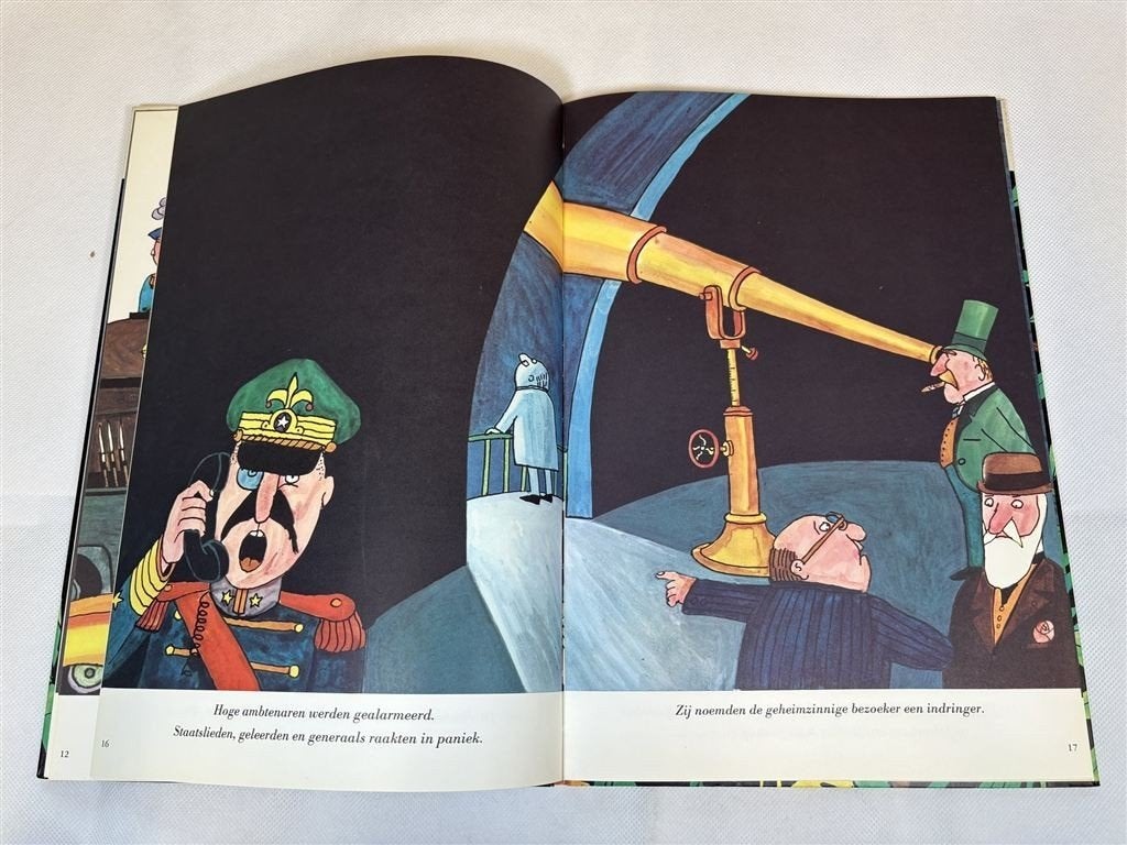 Tomi Ungerer: De Maanman [1966] — Vintage Prentenboek, Boeken, Ophalen of Verzenden, Gelezen