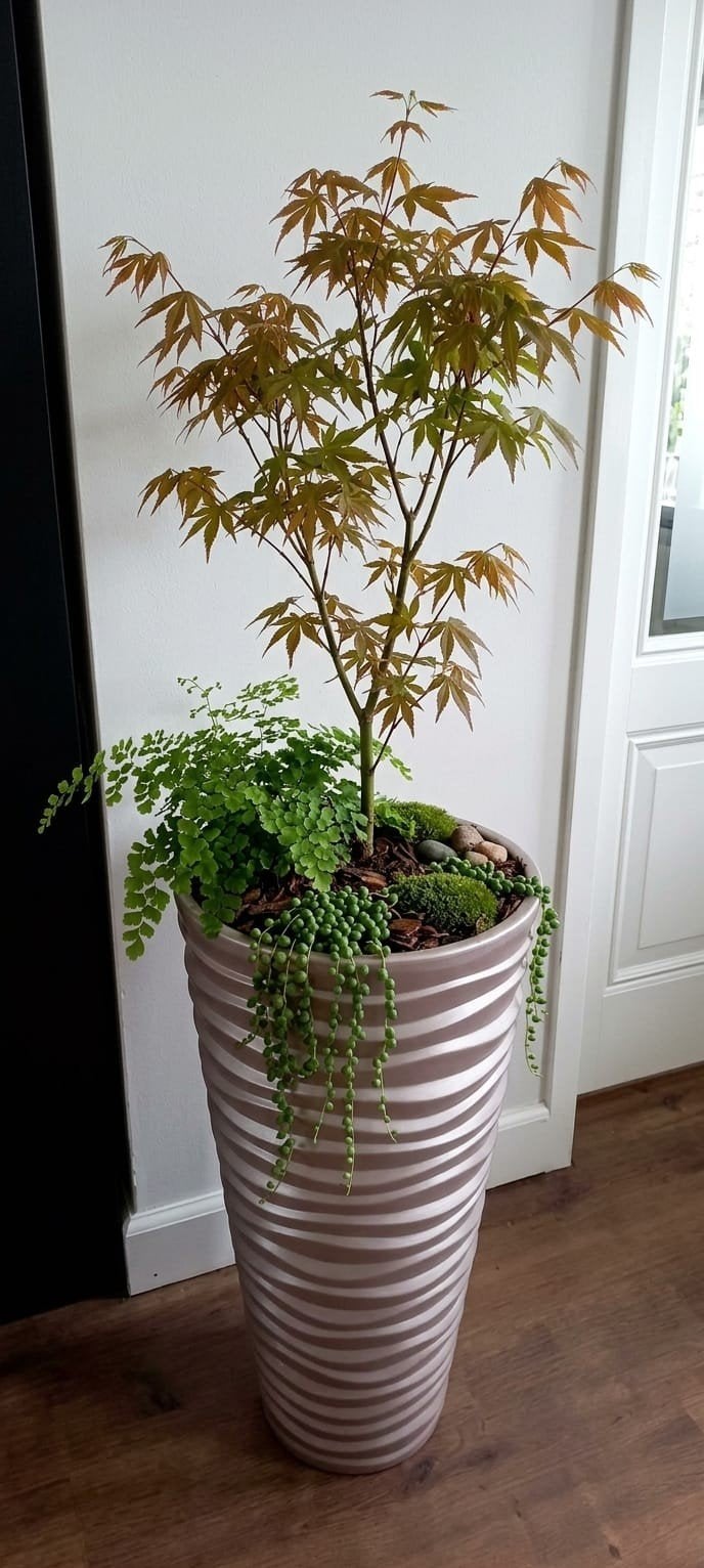 Mooie kunststof bloempot - 75cm hoog, 39cm diameter, Ophalen