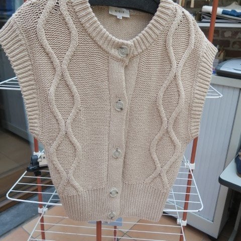 Oversized gileetje nieuw beige grove brei Gigue mt 36 , Kleding | Dames, Gigue, Beige, Nieuw, Ophalen of Verzenden