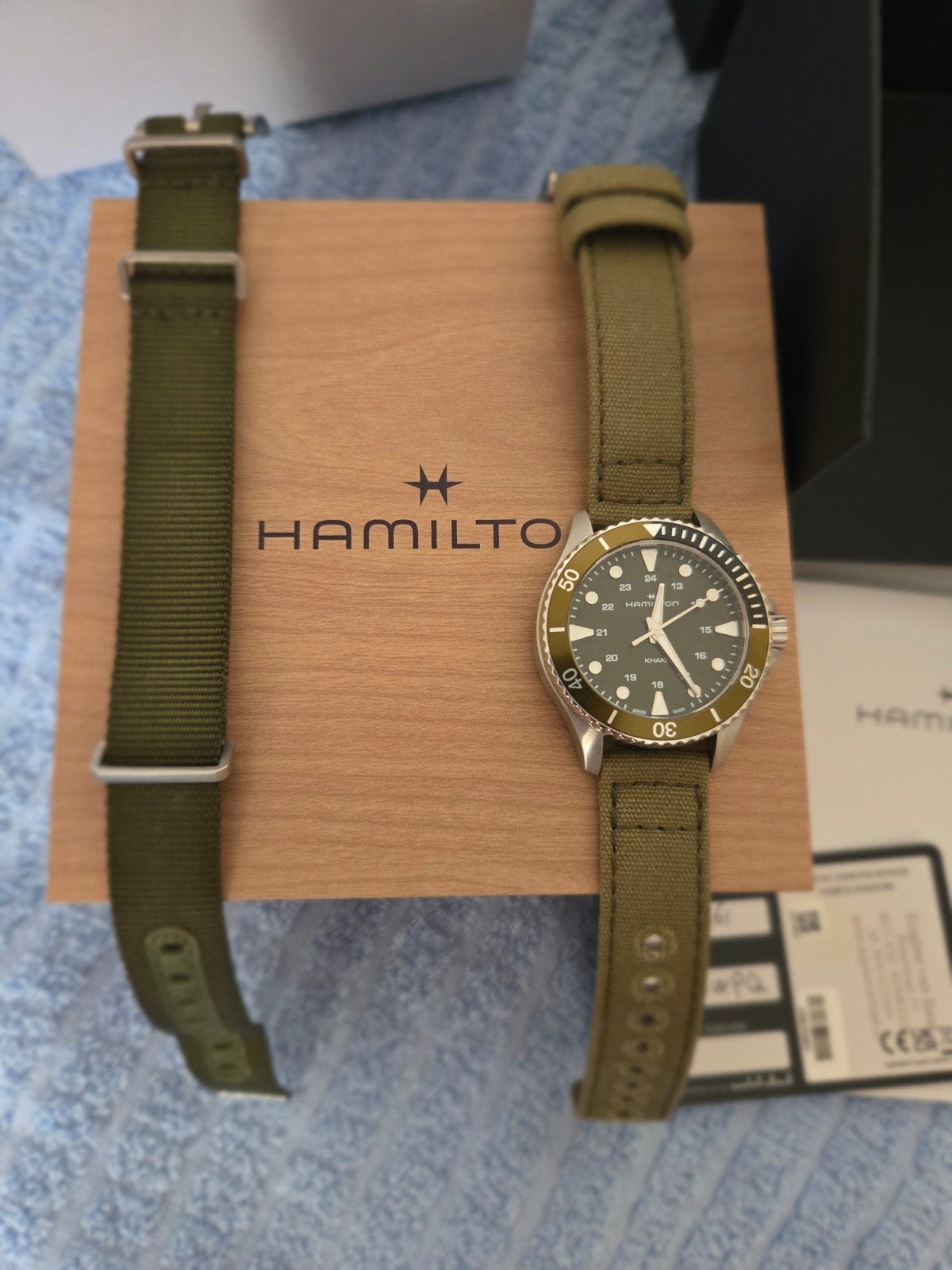 Hamilton Khaki Navy Scuba Auto horloge, Overige merken, Staal, Polshorloge, Overige materialen