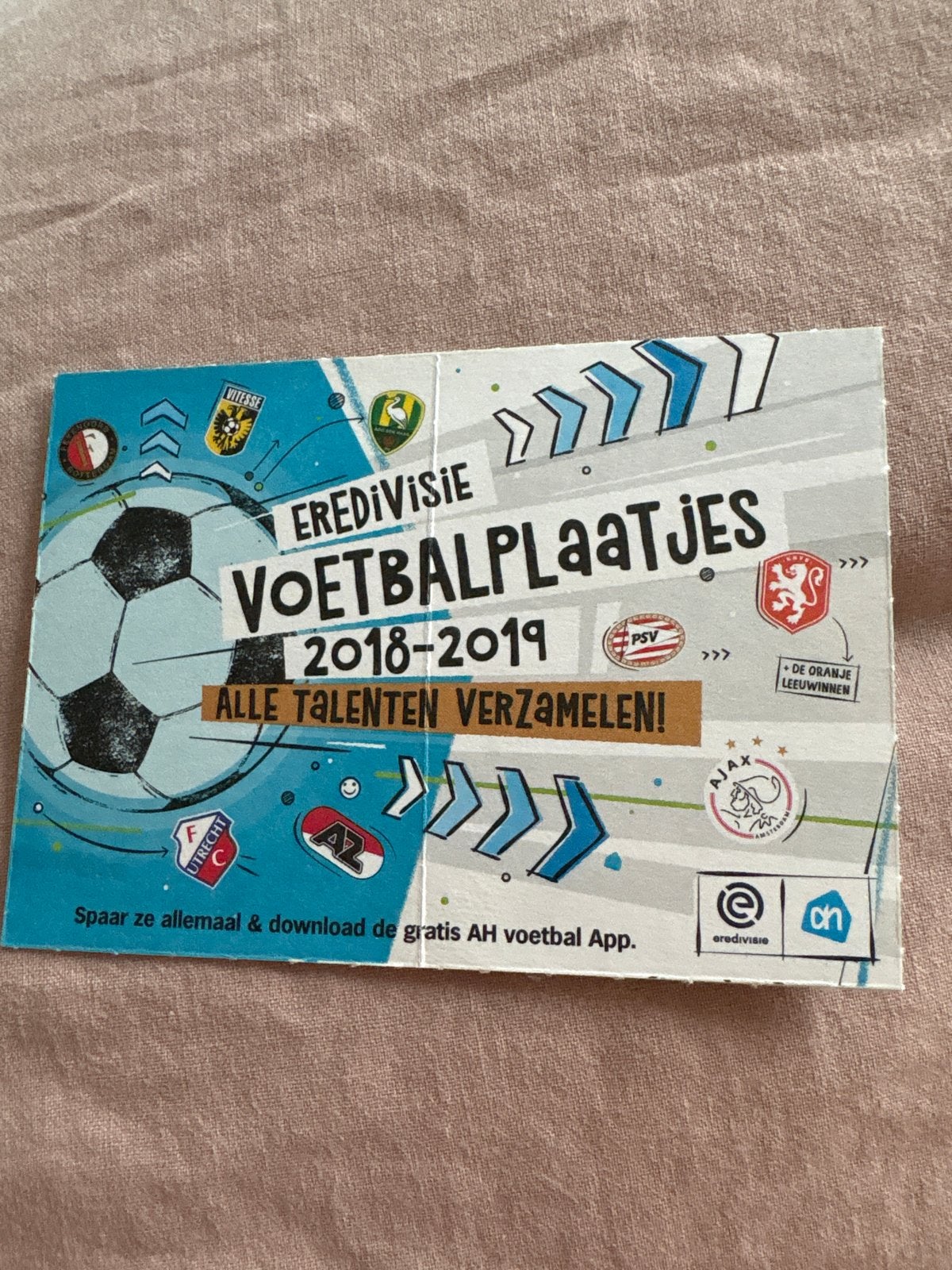 Eredivisie Voetbalplaatjes 2018-2019 - AH, Ophalen of Verzenden, Zo goed als nieuw, Meerdere plaatjes