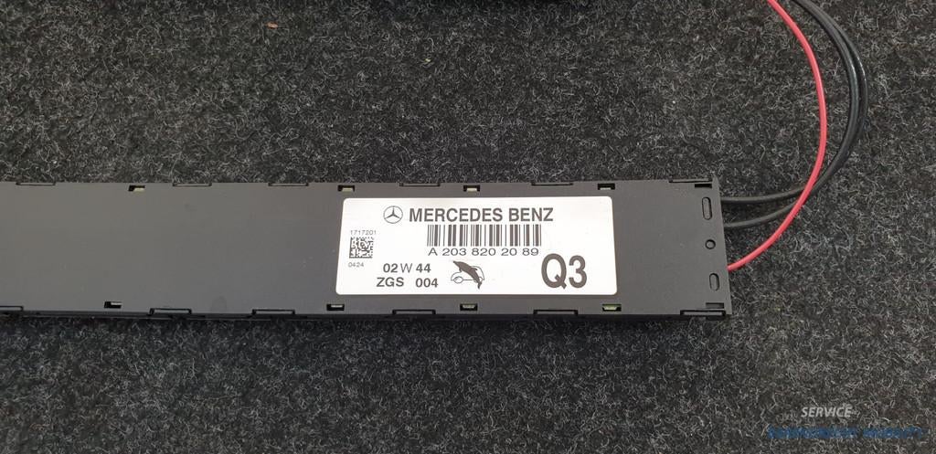 Aerial Antenne afstandsbediening sleutel Radio A2038702089 W, Gebruikt, Mercedes-Benz AG, Mercedes-Benz, Ophalen of Verzenden