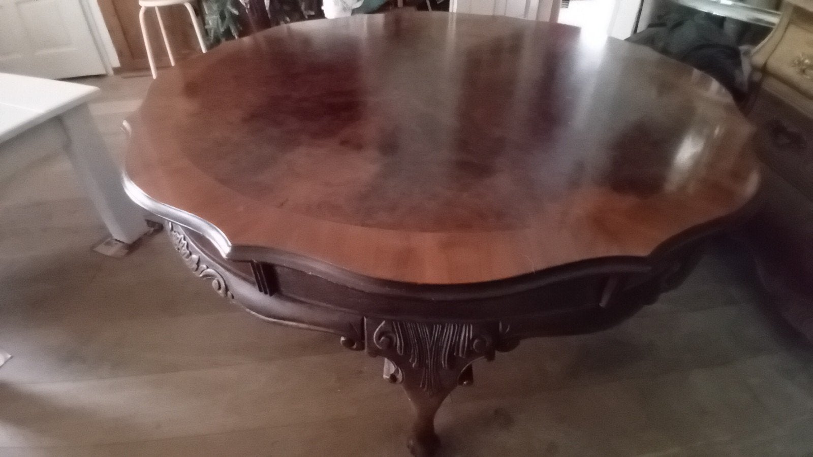 Salontafel Rond., Antiek en Kunst, Ophalen