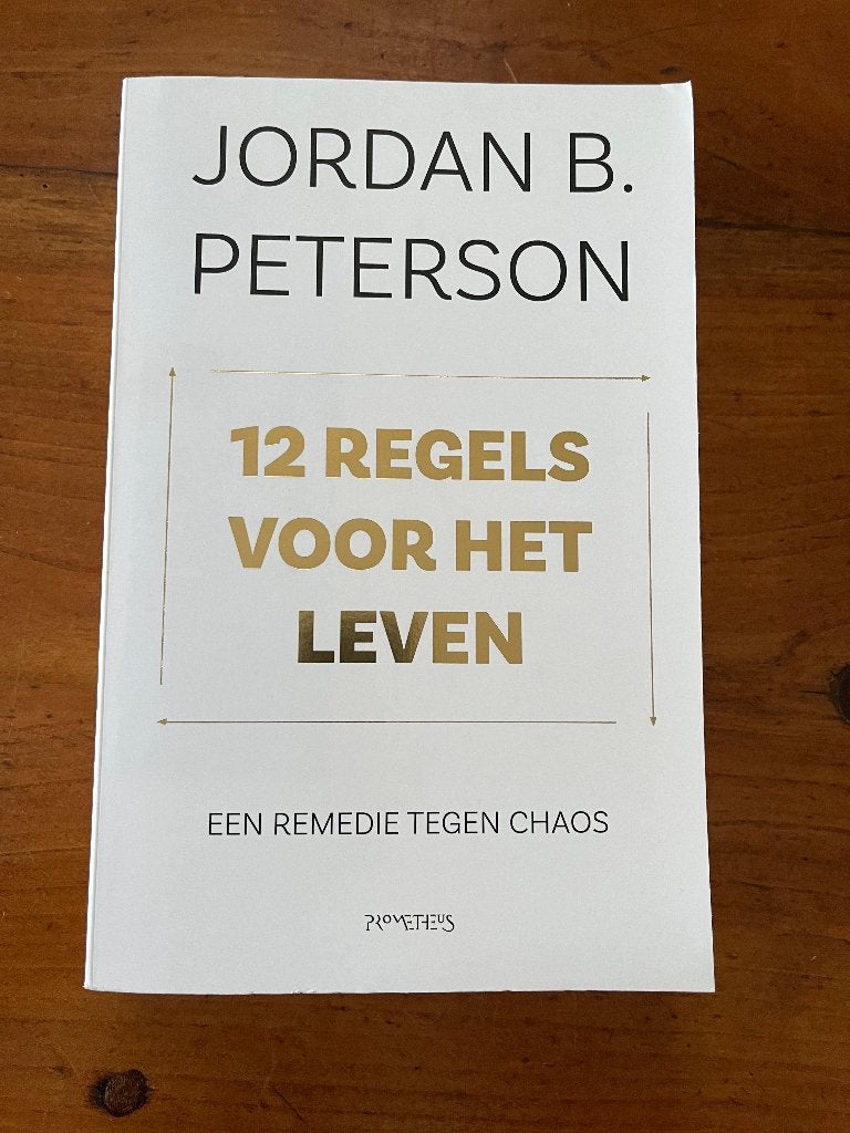 12 regels voor het leven - Jordan B. Peterson (NL), Ophalen of Verzenden, Gelezen, Jordan B. Peterson