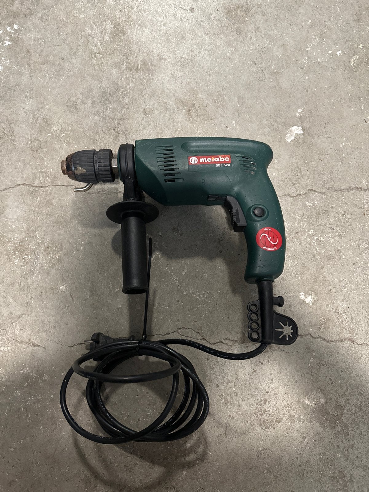 Metabo SBE 520 Klopboormachine - Gebruikt, Gebruikt, Klopboormechanisme, 400 tot 600 watt, Ophalen