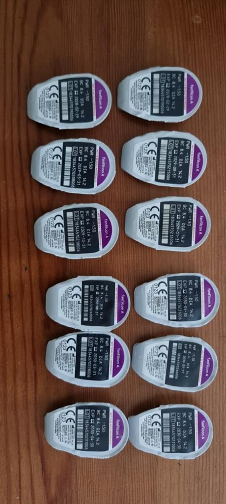 Fanfilcon A contactlenzen -1.50 (12 stuks), Sieraden, Tassen en Uiterlijk, Uiterlijk | Cosmetica en Make-up, Ophalen of Verzenden