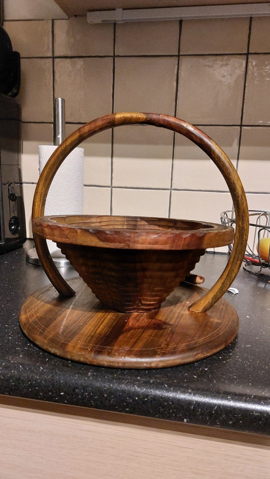 houten opvouwbare mand, Schaal, Rond, Nieuw, Ophalen of Verzenden