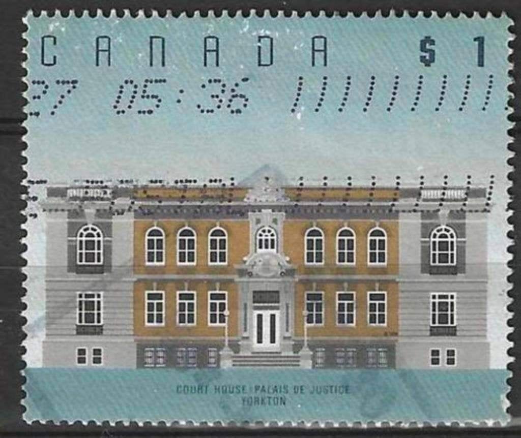 Canada 1994 - Yvert 1354 - Canadese Architectuur (ST), Verzenden, Gestempeld, Noord-Amerika