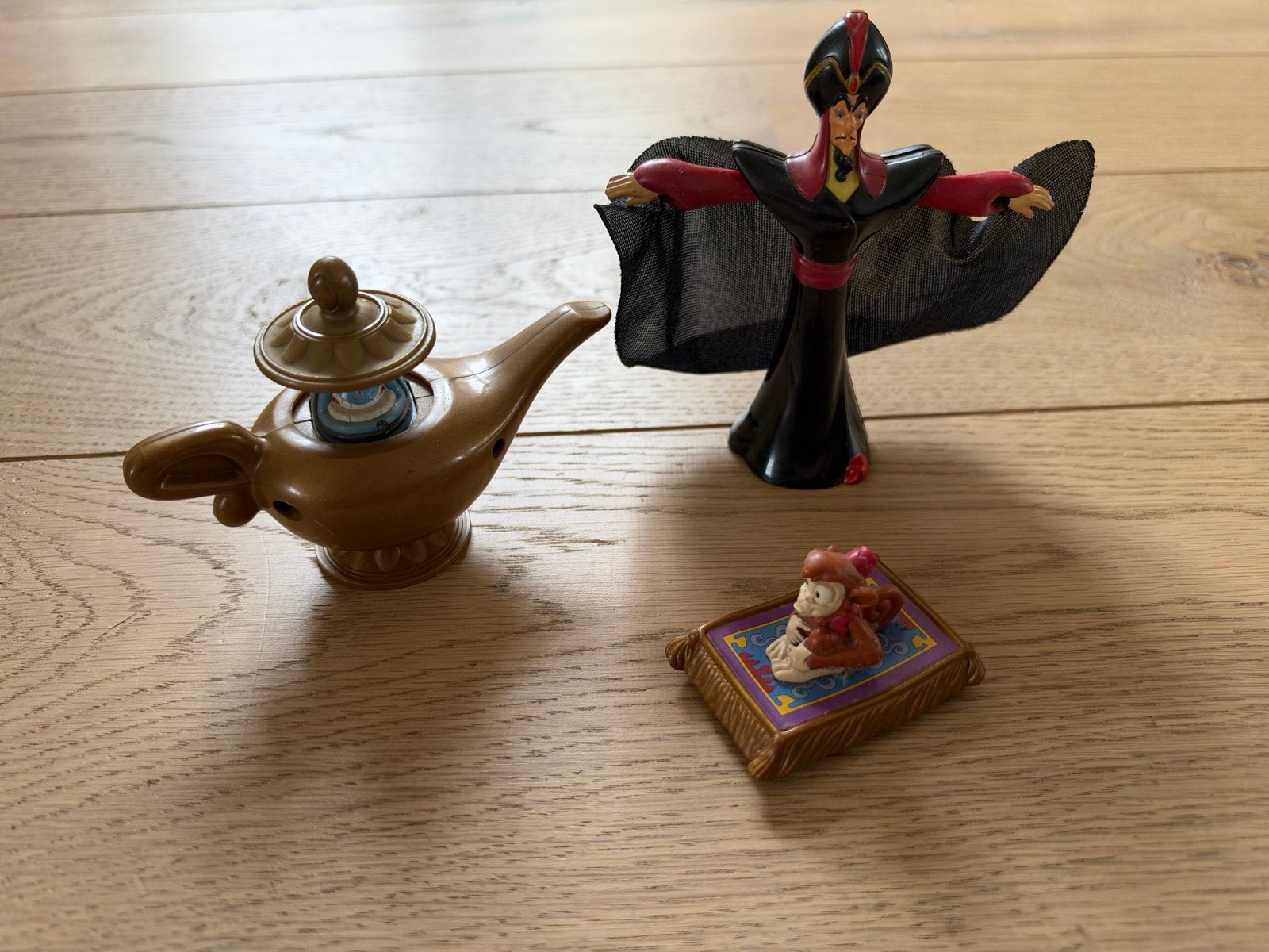 Disney Aladdin speelgoed set: Geest, Jafar en Abu, Ophalen of Verzenden, Gebruikt, Jongen of Meisje