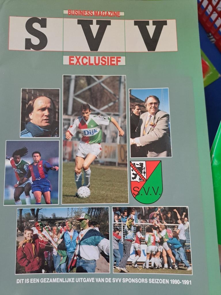 SVV Business Magazine Exclusief Seizoen 1990-1991, Verzamelen, Sportartikelen en Voetbal, Ophalen of Verzenden