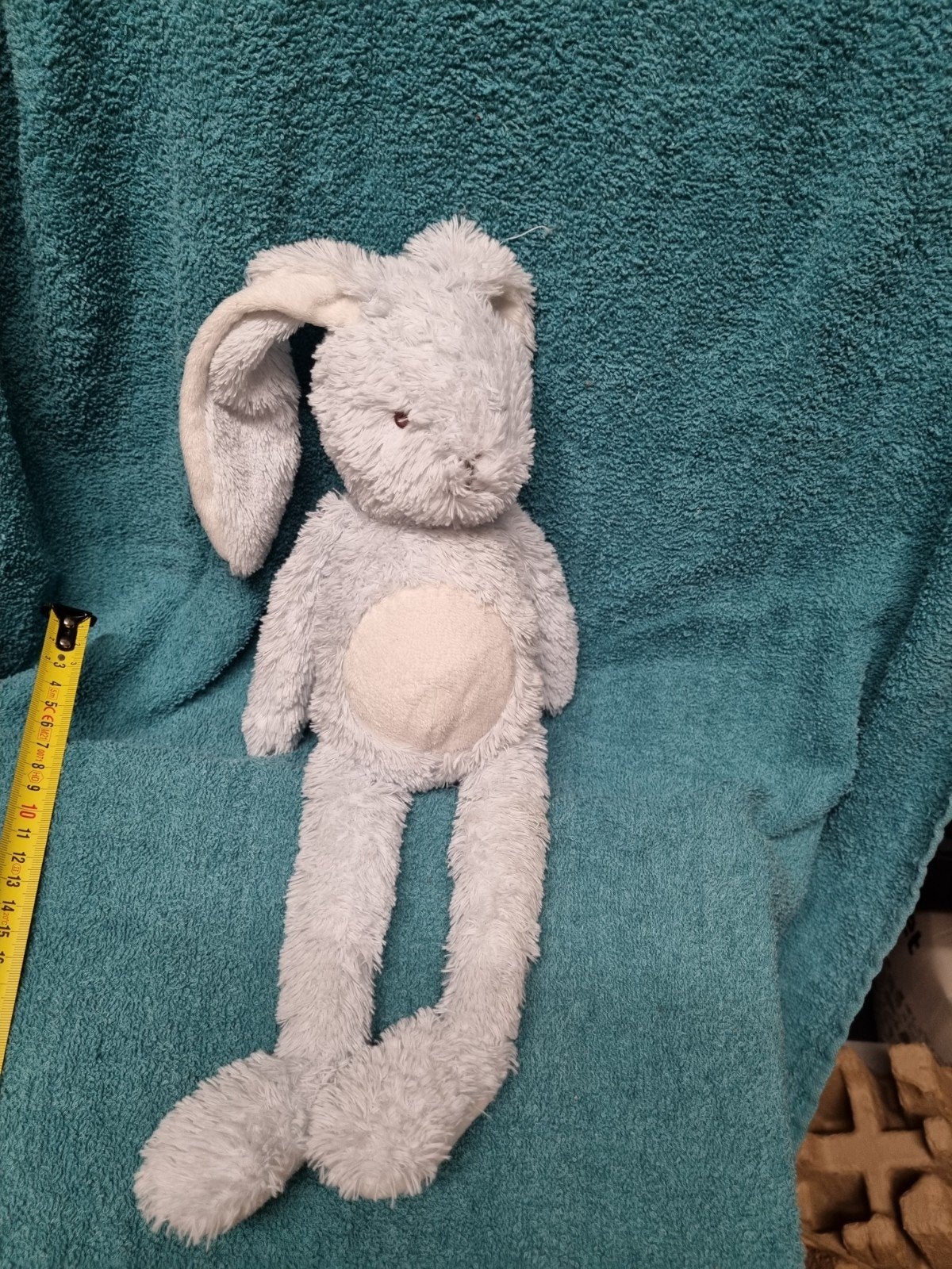 Blokker grote blauwe knuffel konijn nr 10, Ophalen of Verzenden, Konijn